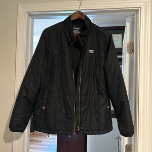 LLBean womens 3XL lightweight puffer coat- black excellent condition